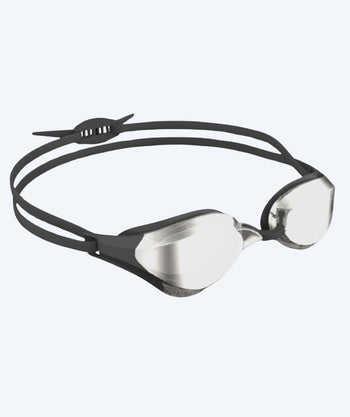 Watery Elite okulary do pływania - Rattle Pro Mirror - Czarny/srebrny