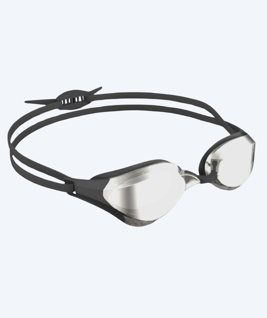Watery Elite okulary do pływania - Rattle Pro Mirror - Czarny/srebrny