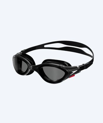 Speedo okulary do pływania treningowe - Biofuse Flexiseal - Czarne (przyciemniane szkła)