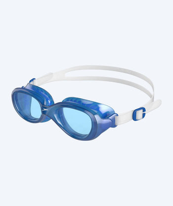 Speedo okulary do pływania dla dzieci (6-14) - Futura Classic - Biały/niebieski