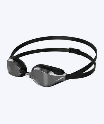 Speedo Elite okulary do pływania - Fastskin Speedsocket 2 Mirror - Czarne/srebrne
