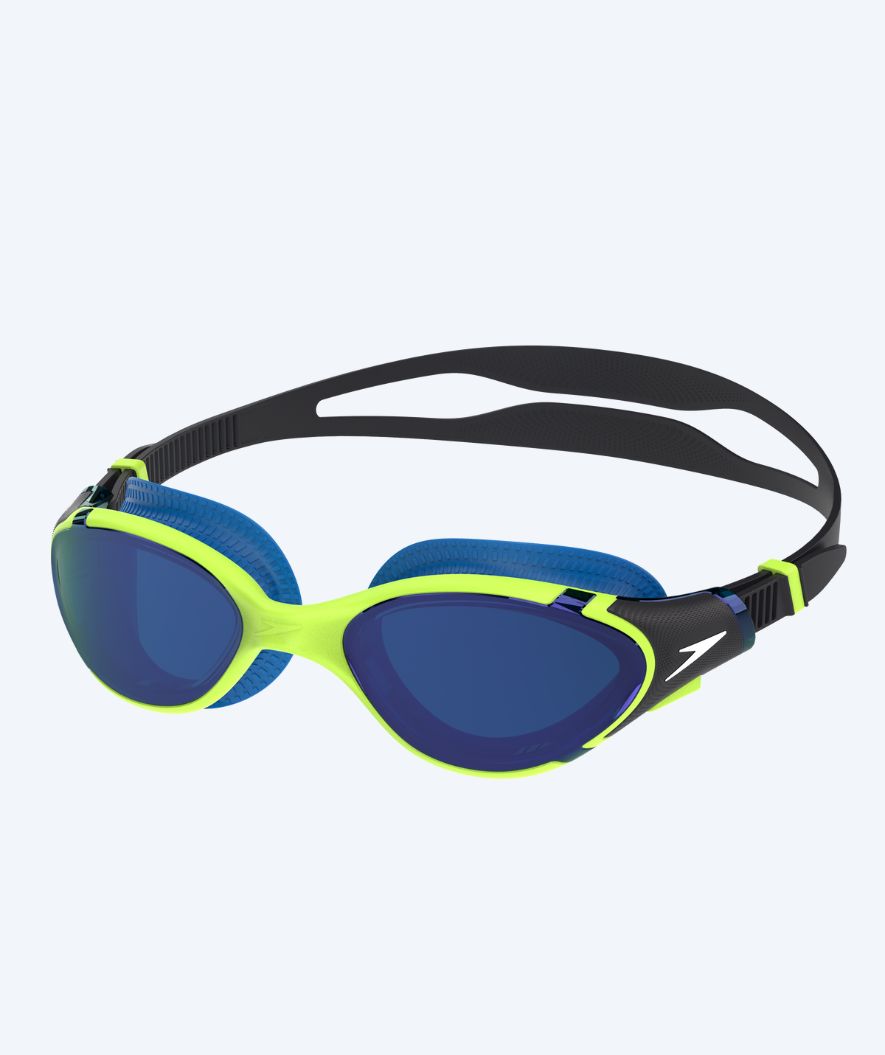 Speedo okulary pływackie treningowe - Biofuse 2.0 Mirror - Zielone/ciemnoniebieskie