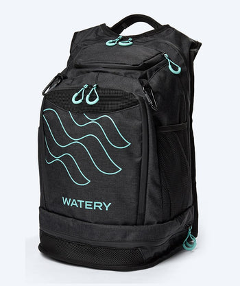 Watery torba pływacka - Viper Elite 45L - Czarna/jasnoniebieska