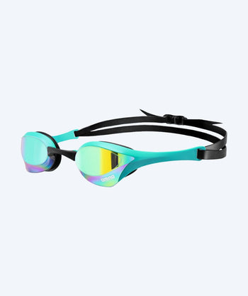 Arena Elite okulary do pływania - Cobra Ultra SWIPE Mirror - Jasnoniebieski/złoty
