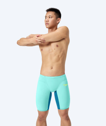 Speedo kąpielówki na zawody dla mężczyzn - LZR Pure Valor 2.0 - Jasnoniebieski/ciemnoniebieski