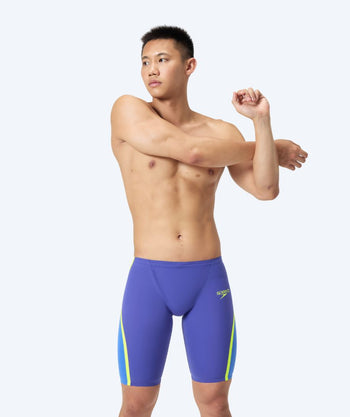 Speedo kąpielówki na zawody dla mężczyzn - LZR Pure Intent 2.0 - Niebieski/Żółty