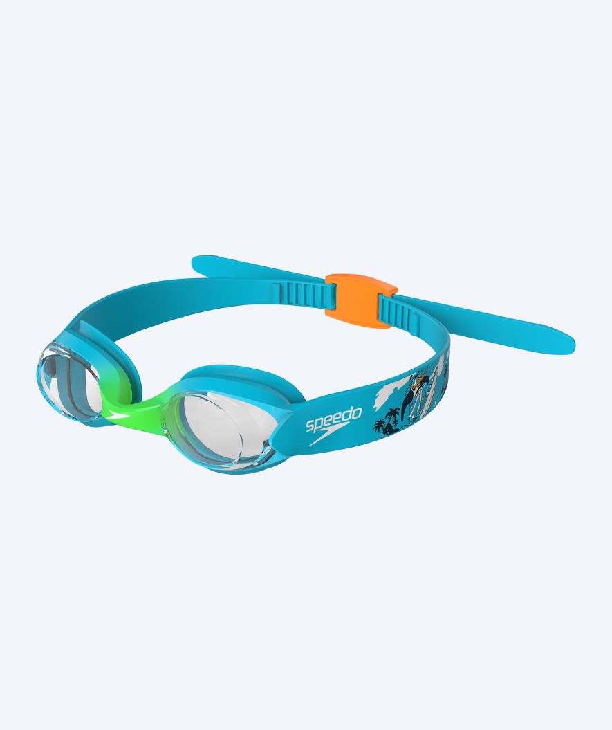 Speedo okulary do pływania dla dzieci (2-6) - Infant Illusion - Jasnoniebieski/przezroczysty