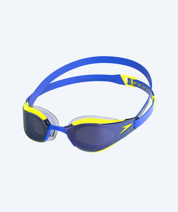 Speedo Elite okulary do pływania - Fastskin Hyper Elite Mirror - Żółty/niebieski