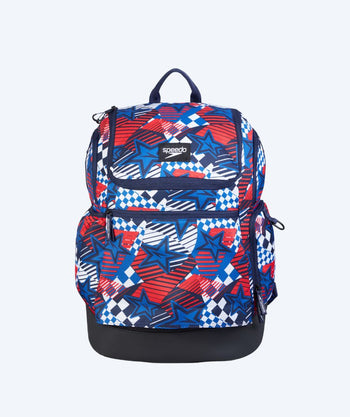 Speedo torba pływacka - Teamster 2.0 35L - Niebieski/czerwony