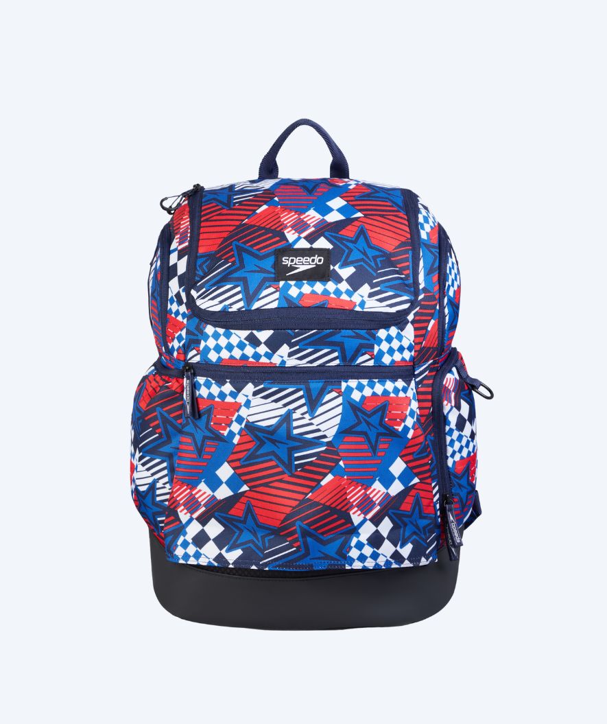 Speedo torba pływacka - Teamster 2.0 35L - Niebieski/czerwony