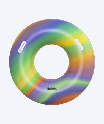 Bestway koło do pływania - Rainbow - Wielokolorowy