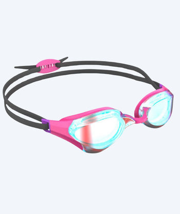 Watery Elite okulary do pływania - Rattle Pro Mirror - Różowy/Czerwony