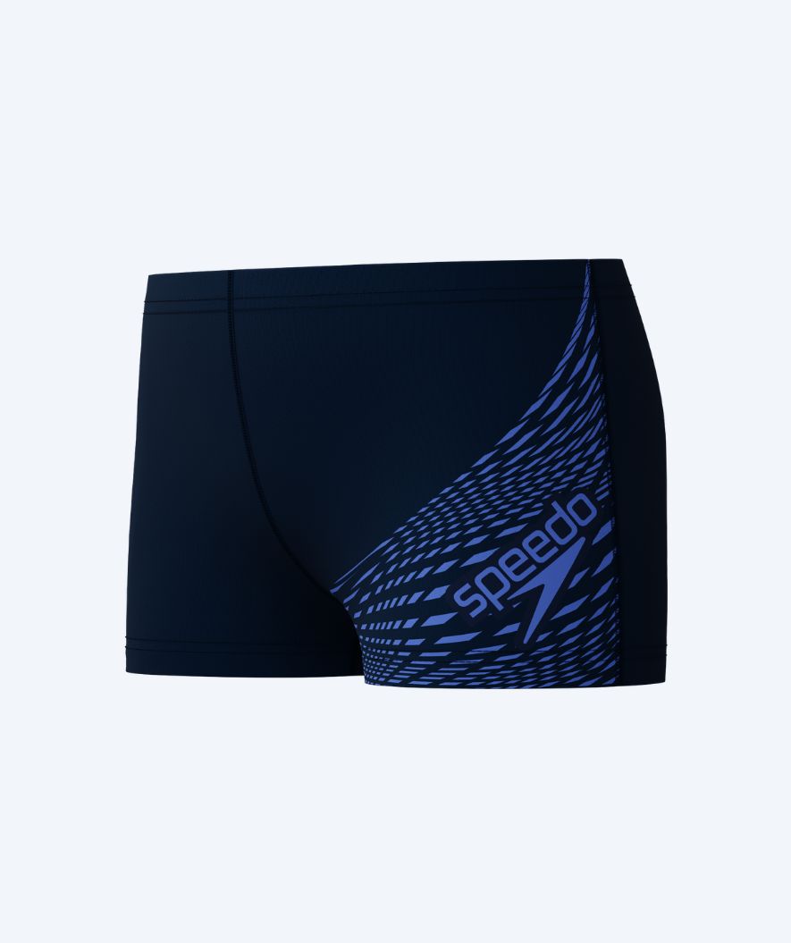 Speedo bokserki kąpielowe dla chłopców - Medley Logo - Ciemnoniebieski