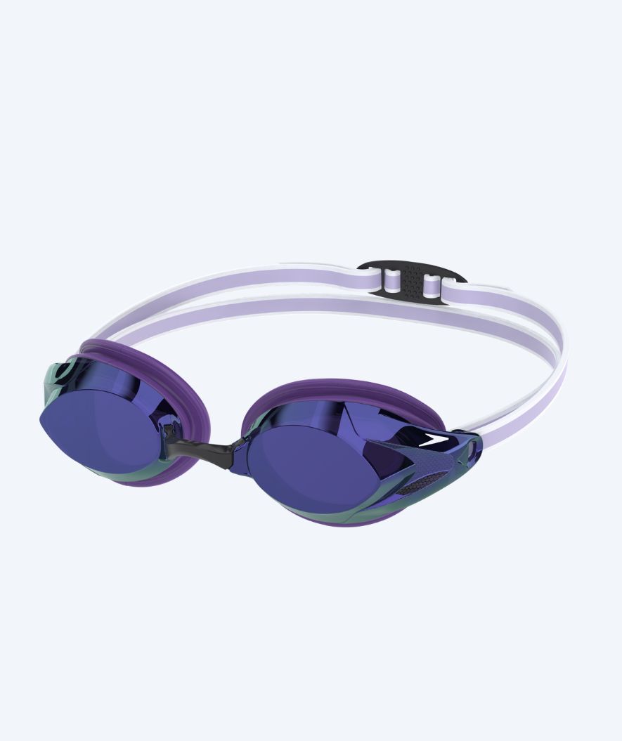 Speedo Elite okulary do pływania damskie - Vanquisher 3.0 Mirrored - Fioletowe