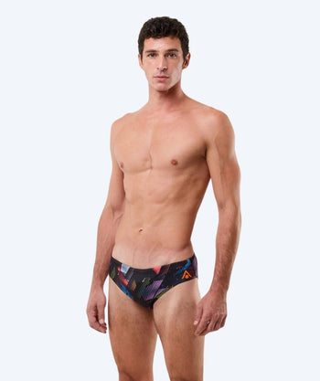 Aquasphere kąpielówki w kształcie trójkąta dla mężczyzn - Essential - Czarny/wielokolorowy