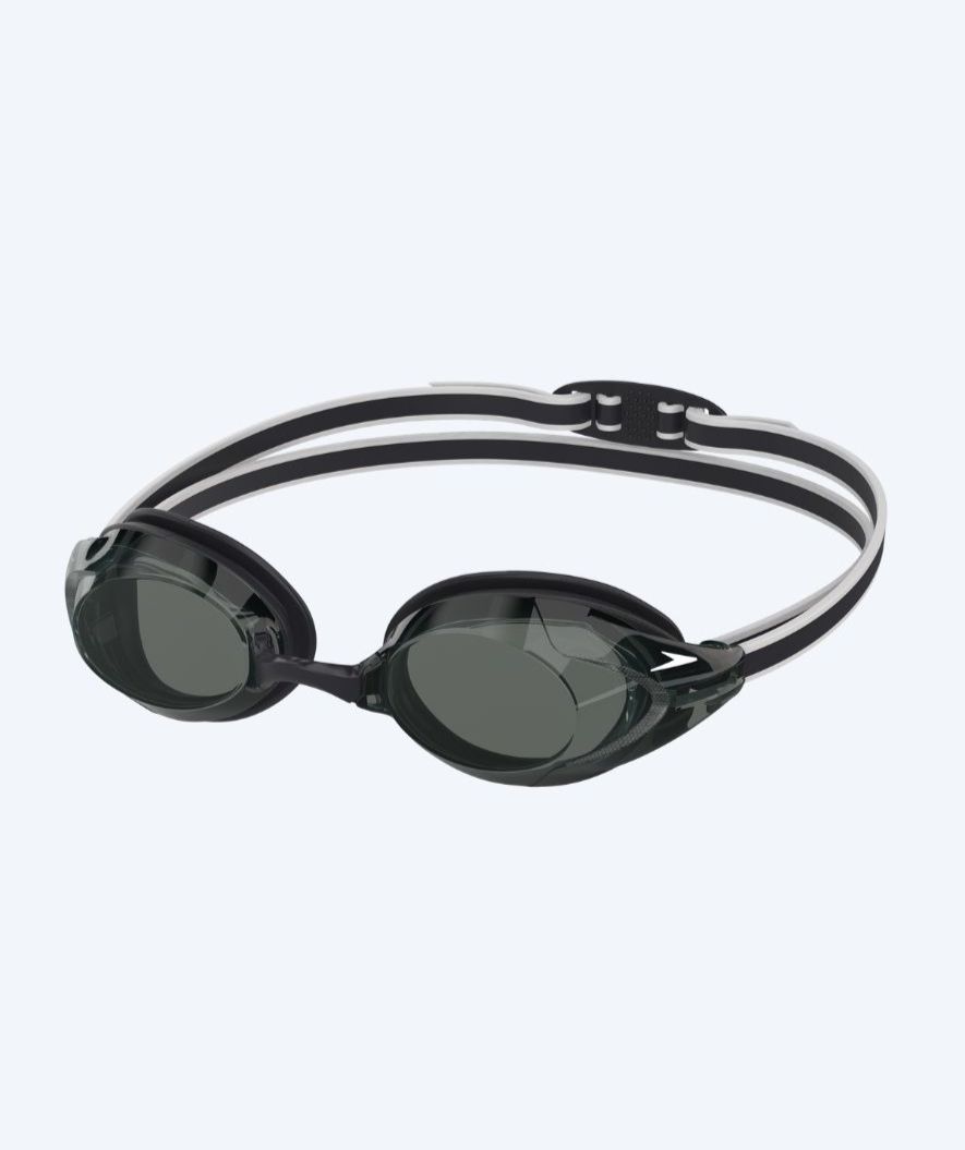Speedo Elite okulary do pływania - Vanquisher 3.0 - Czarne (przyciemniane szkła)
