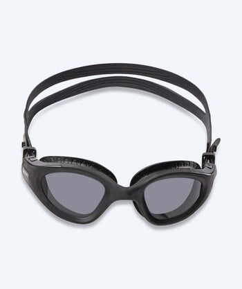 Watery okulary do pływania treningowe - Kelvin Active - Czarny (przydymione soczewki)