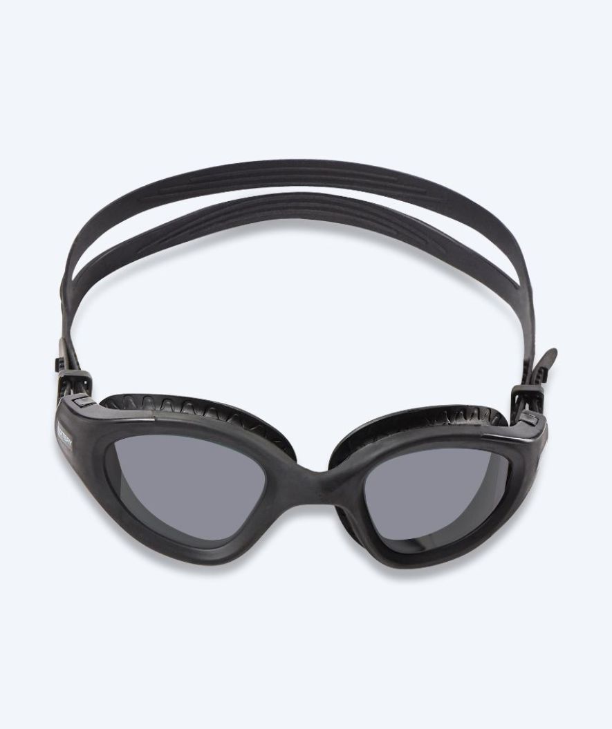 Watery okulary do pływania treningowe - Kelvin Active - Czarny (przydymione soczewki)