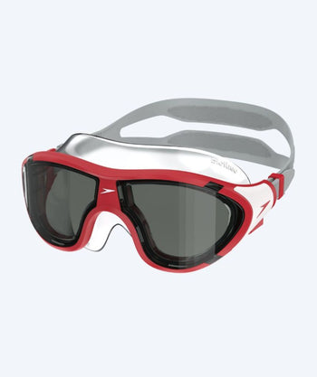 Speedo maska do pływania junior - Biofuse 2.0 - Czerwony (Smoke soczewki)