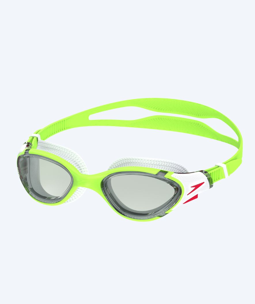 Speedo okulary do pływania treningowe - Biofuse 2.0 - Zielone/srebrne
