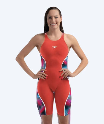 Speedo strój kąpielowy na zawody dla kobiet - LZR Pure Intent 2.0 - Czerwony/wielokolorowy