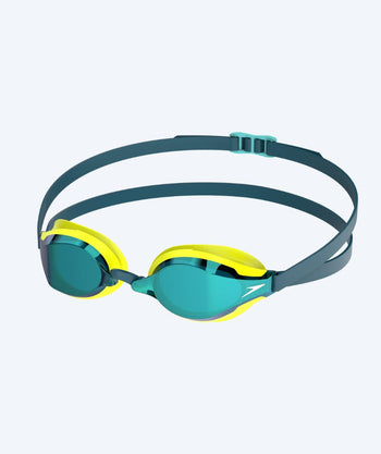 Speedo Elite okulary do pływania - Fastskin Speedsocket 2 Mirror - Żółty/zielony