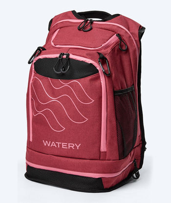 Watery torba pływacka - Viper Elite 45L - Czerwony/jasnoróżowy