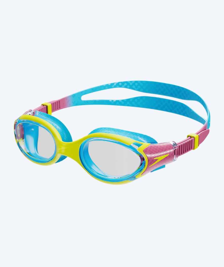 Speedo okulary do pływania dla dzieci (6-14) - Biofuse 2.0 - Żółty/niebieski