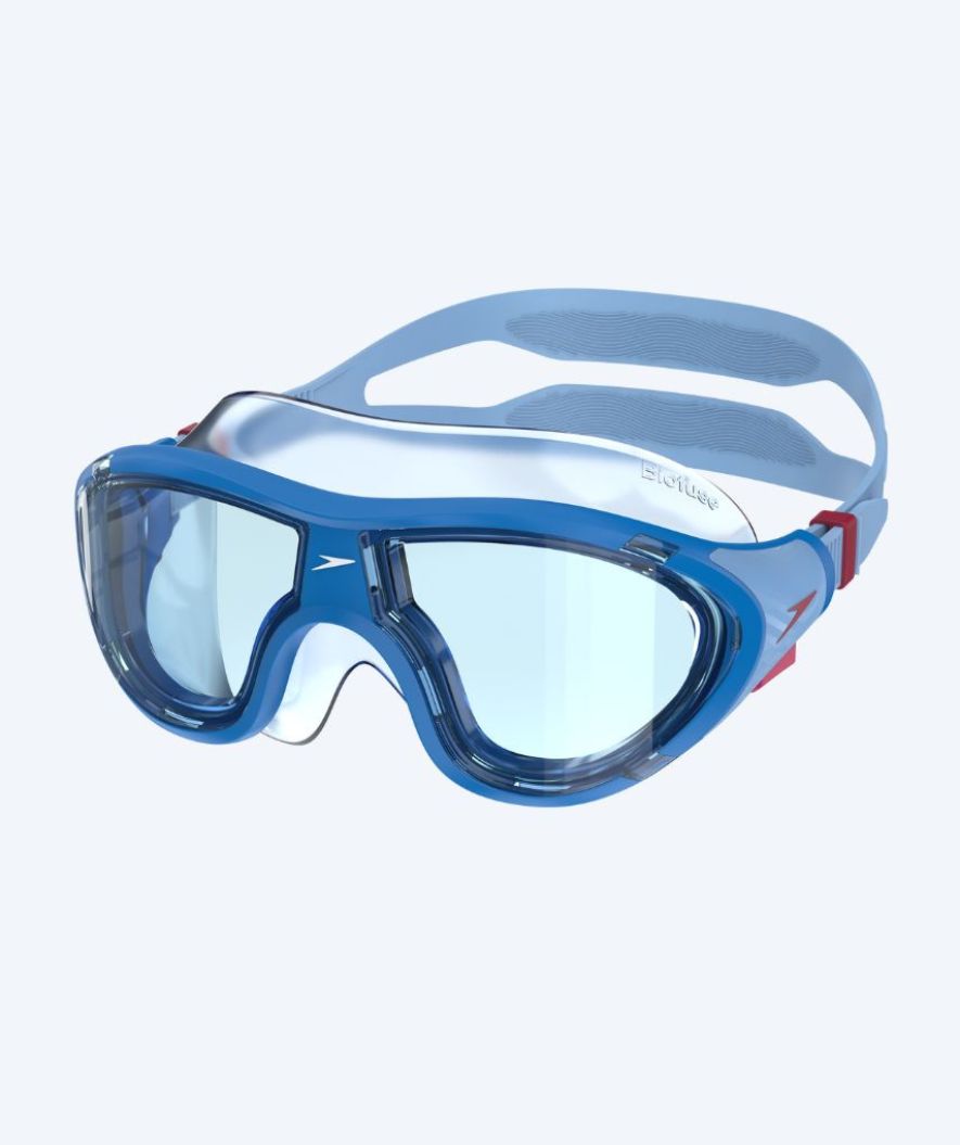 Speedo maska do pływania dla młodzieży - Biofuse 2.0 - Niebieski/niebieski