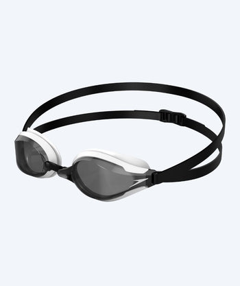Speedo Elite okulary do pływania - Fastskin Speedsocket 2 - Białe/czarne (szare szkła)