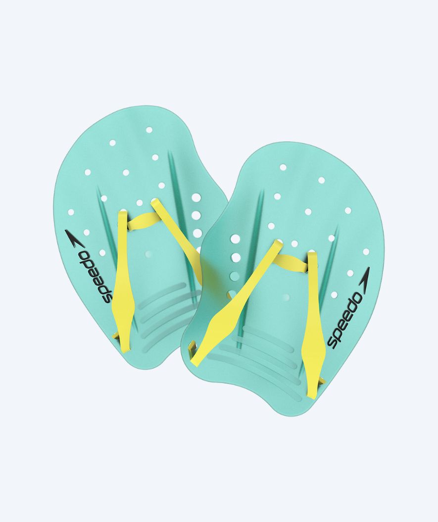 Speedo łapki do pływania - Tech - Turkusowy/Żółty