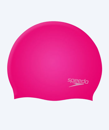 Speedo czepek do pływania dla juniora (6-16 lat) - Plain - Różowy