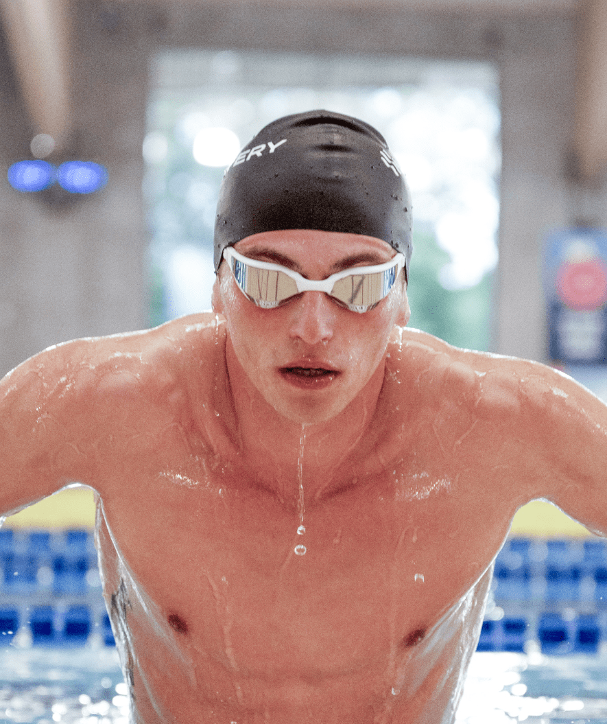 Watery okulary do pływania - Instinct Ultra Mirror - Czarny/złoty