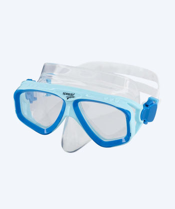 Speedo maska do nurkowania dla dorosłych - Adventure - Niebieski/przezroczysty