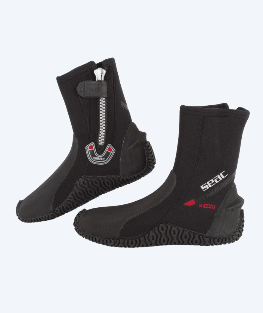 SEAC wysokie buty neoprenowe dla dorosłych - Basic - Czarny
