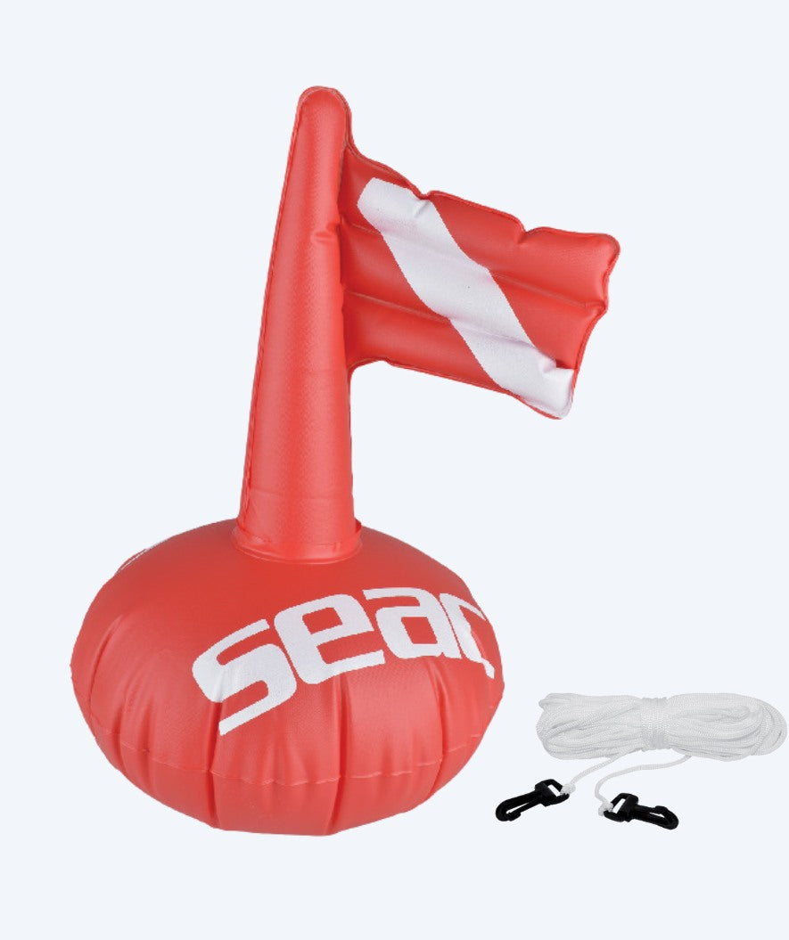 SEAC boja do nurkowania - Siluro - Czerwony