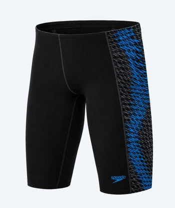 Speedo długie kąpielówki dla mężczyzn - Endurance Max Tech Pannel - Czarny/Ciemnoniebieski