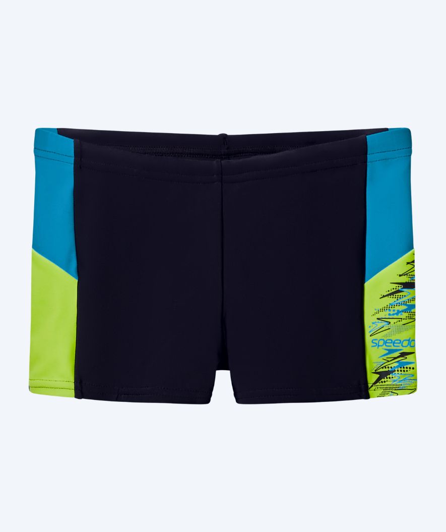 Speedo bokserki kąpielowe dla chłopców - Dive - Czarny/Zielony