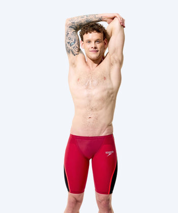 Speedo kąpielówki na zawody dla mężczyzn - LZR Pure Intent 2.0 - Ciemnoczerwony/Czarny