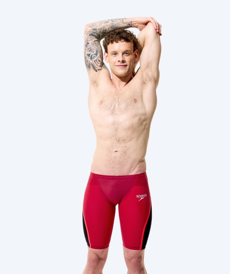 Speedo kąpielówki na zawody dla mężczyzn - LZR Pure Intent 2.0 - Ciemnoczerwony/Czarny