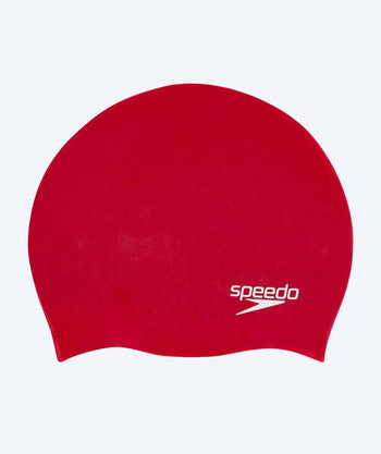 Speedo czepek do pływania dla junior (6-16) - Plain - Czerwony