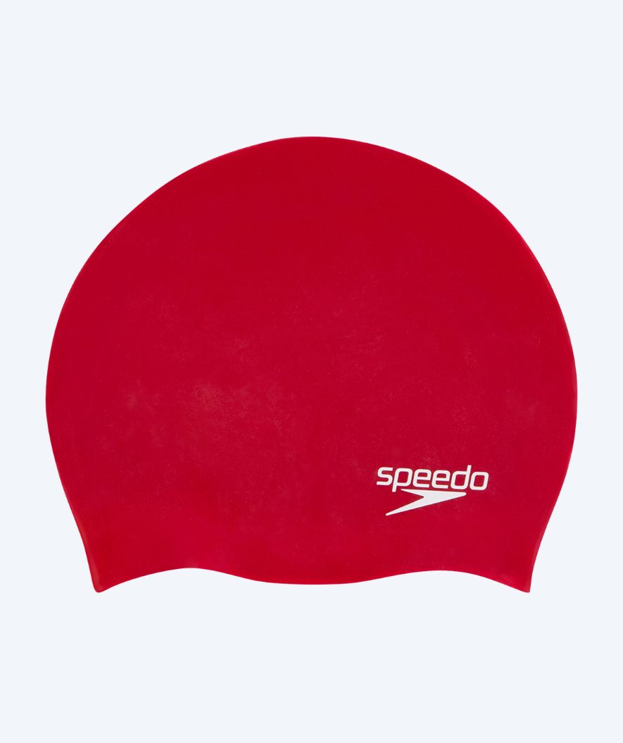 Speedo czepek do pływania dla junior (6-16) - Plain - Czerwony