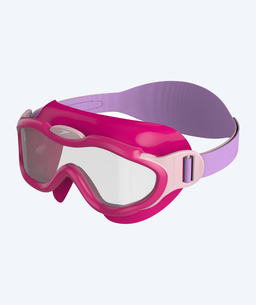 Speedo okulary do pływania dla dzieci (2-6) - Sea Squad Mask - Różowy/Fioletowy