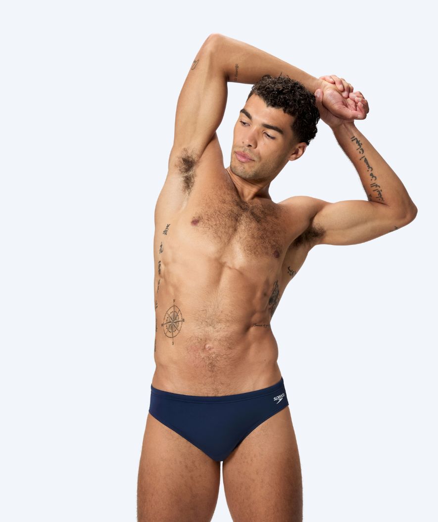 Speedo slipy kąpielowe dla mężczyzn - Endurance Logo - Ciemnoniebieski