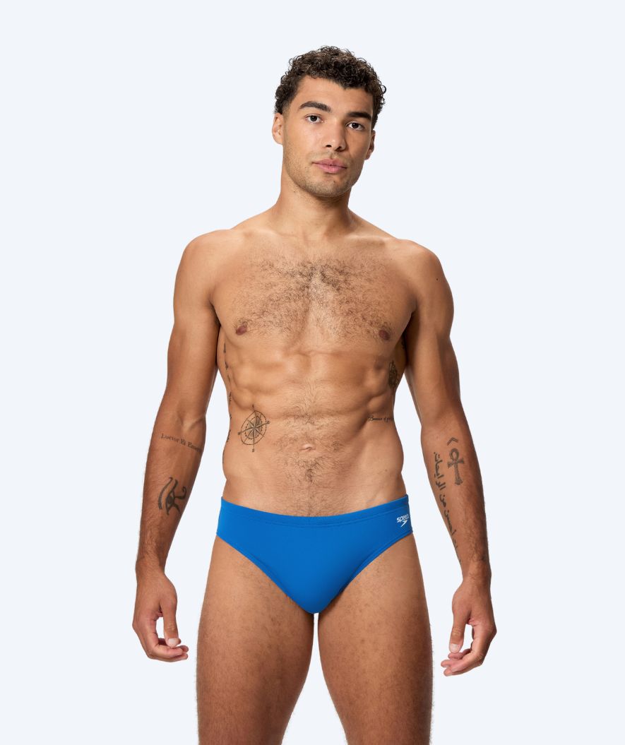 Speedo slipy kąpielowe dla mężczyzn - Endurance Logo - Jasnoniebieski