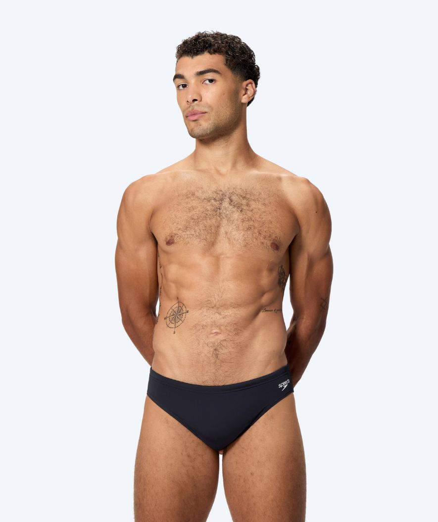 Speedo slipy kąpielowe dla mężczyzn - Endurance Logo - Czarny