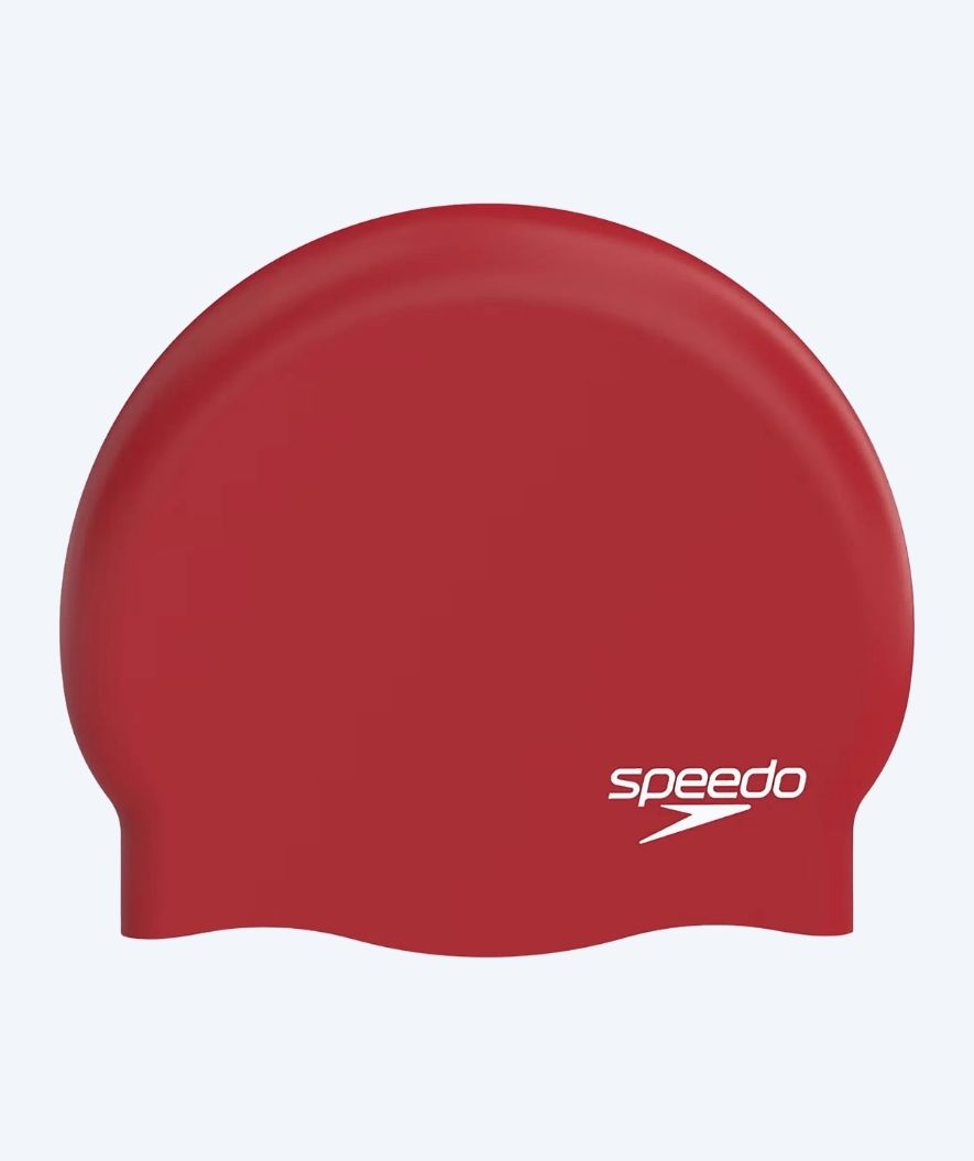 Speedo czepek do pływania - Plain Moulded - Ciemnoczerwony
