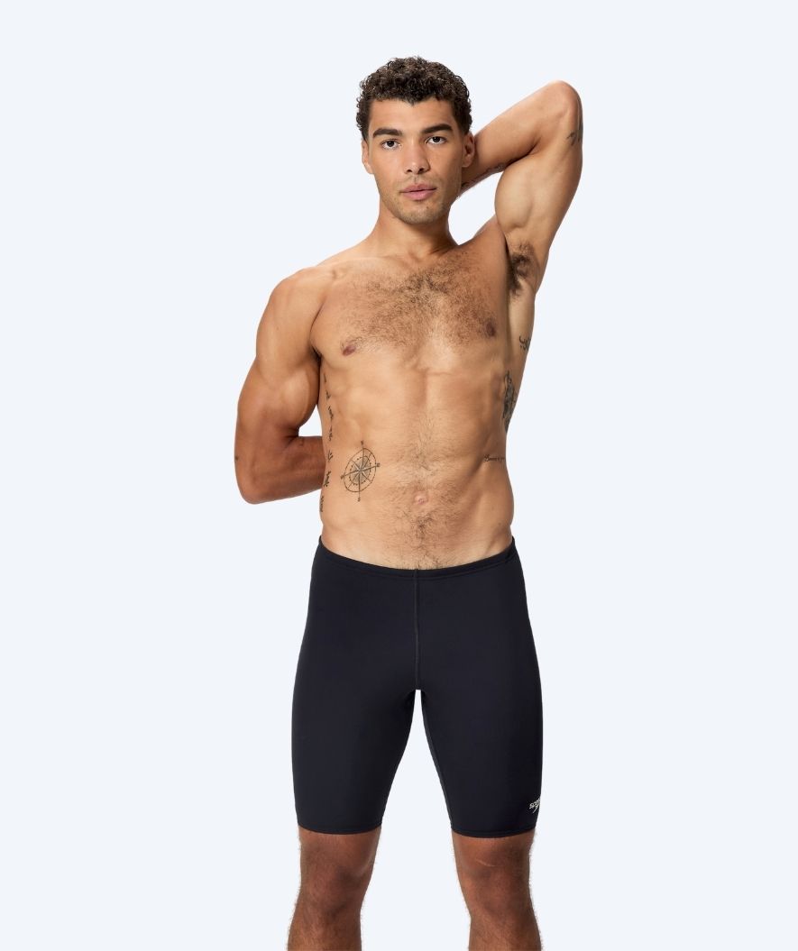 Speedo długie kąpielówki dla mężczyzn - Endurance Logo - Czarny