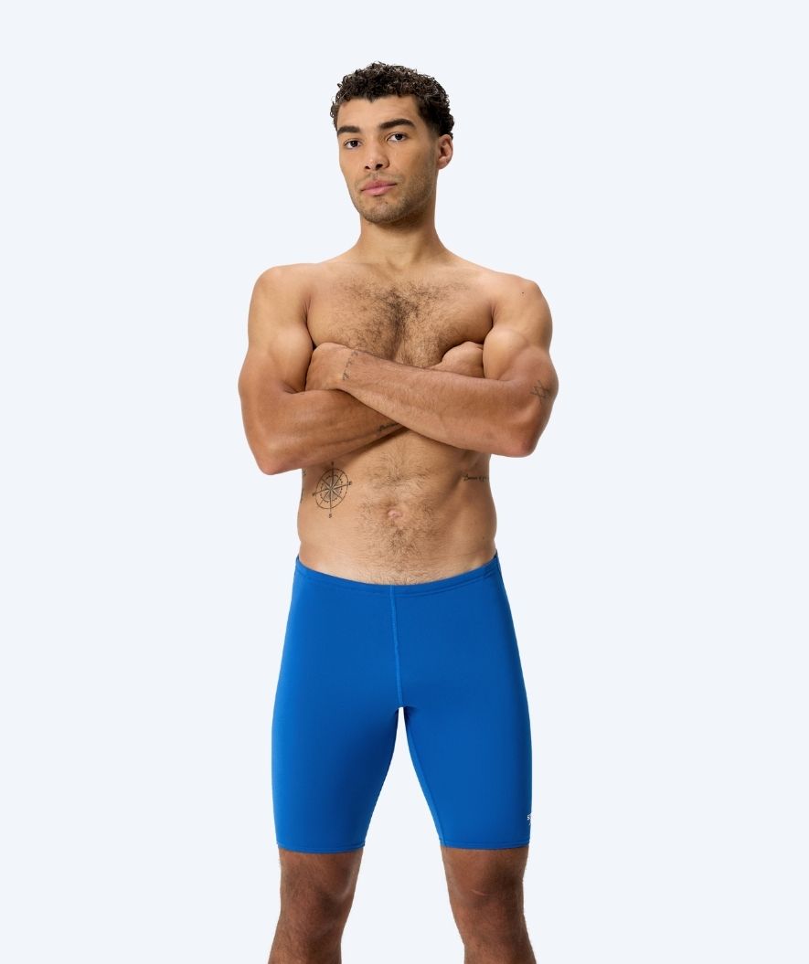 Speedo długie kąpielówki dla mężczyzn - Endurance Logo - Jasnoniebieski