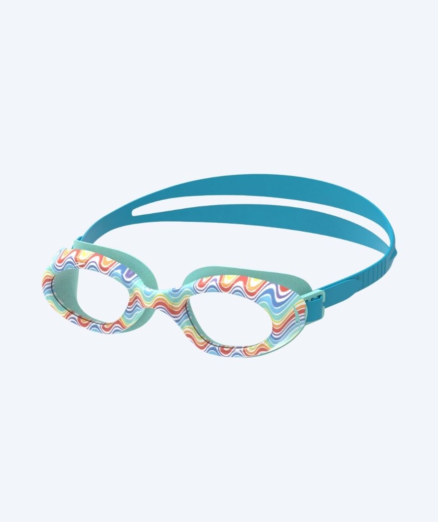 Speedo okulary do pływania dla dzieci (6-16) - Futura Hydrospex - Turkusowy/Przezroczysty (Printed)